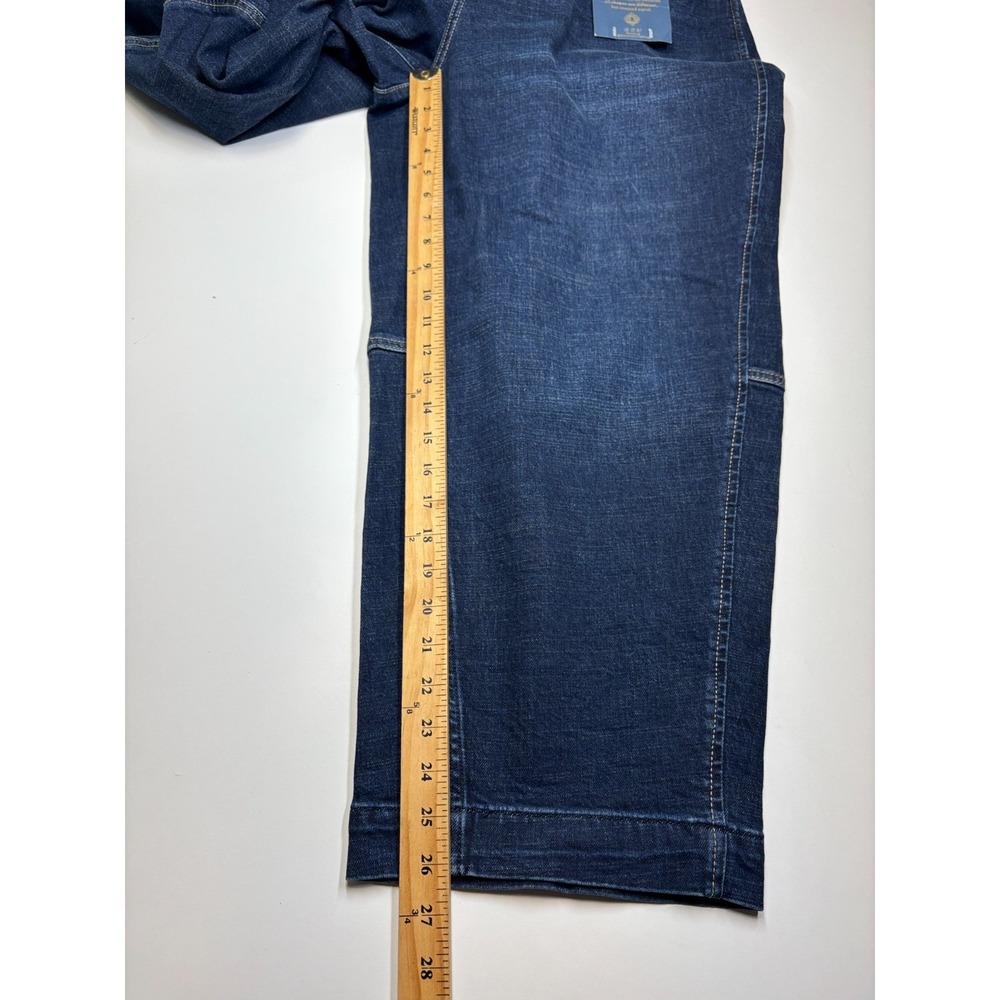 Democracy Jeans Plus 16W Blue Ab Solution Skyrise Barrel Leg New - Picture 10 of 11